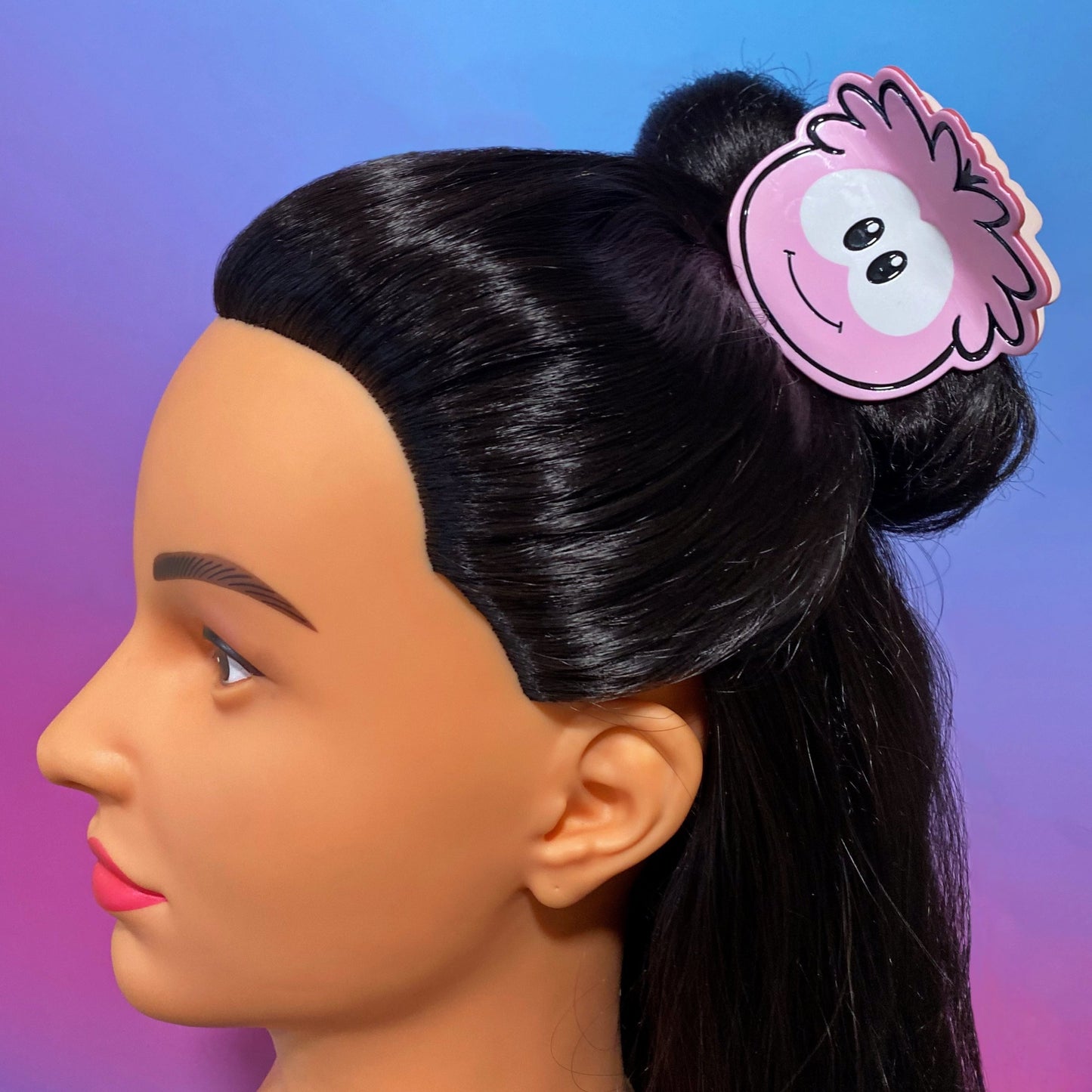 **READY TO SHIP** Pink PuffIe Claw Clip