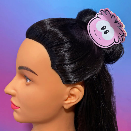 **READY TO SHIP** Pink PuffIe Claw Clip