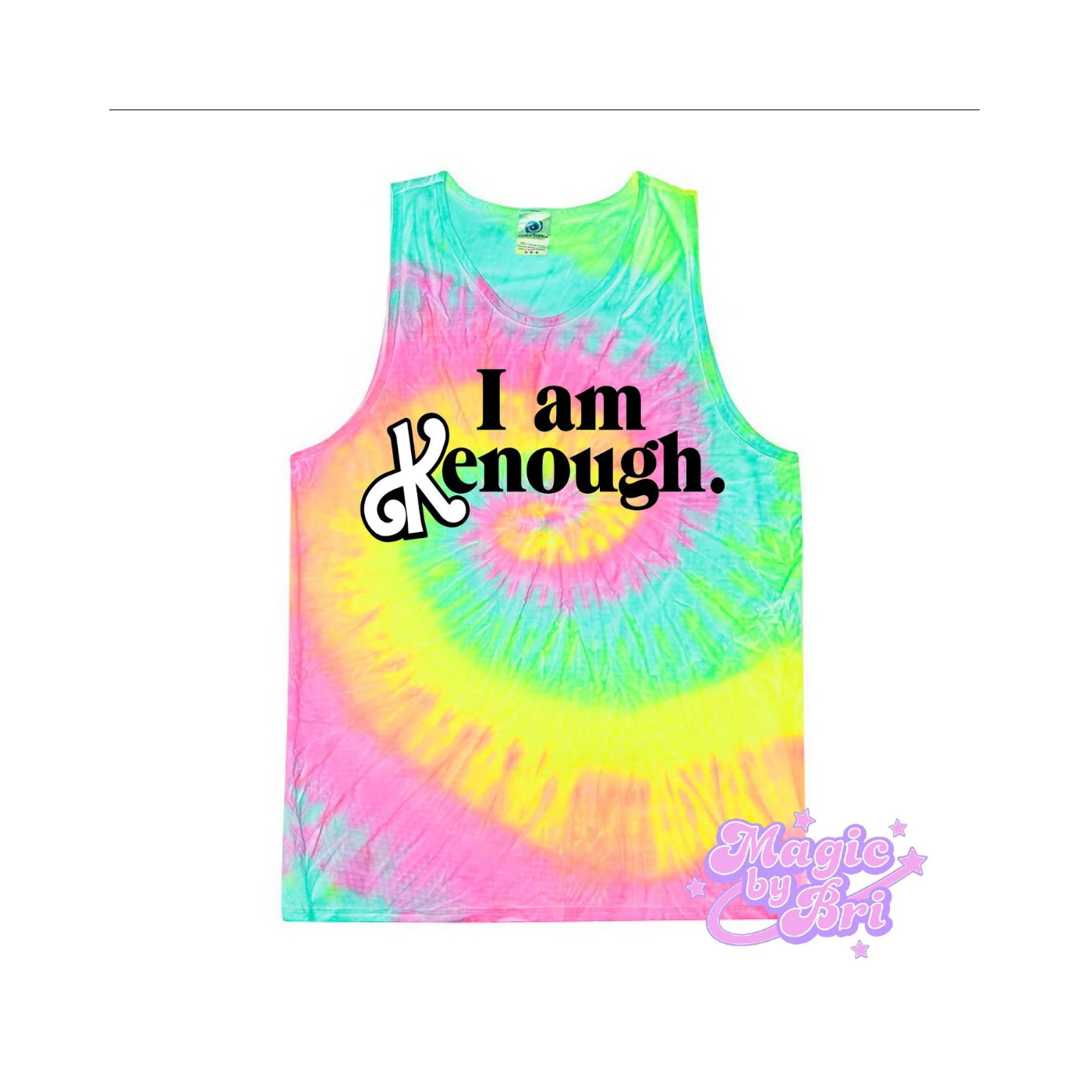 **READY TO SHIP** I am Kenough. Tie-Dye Unisex Tank Top