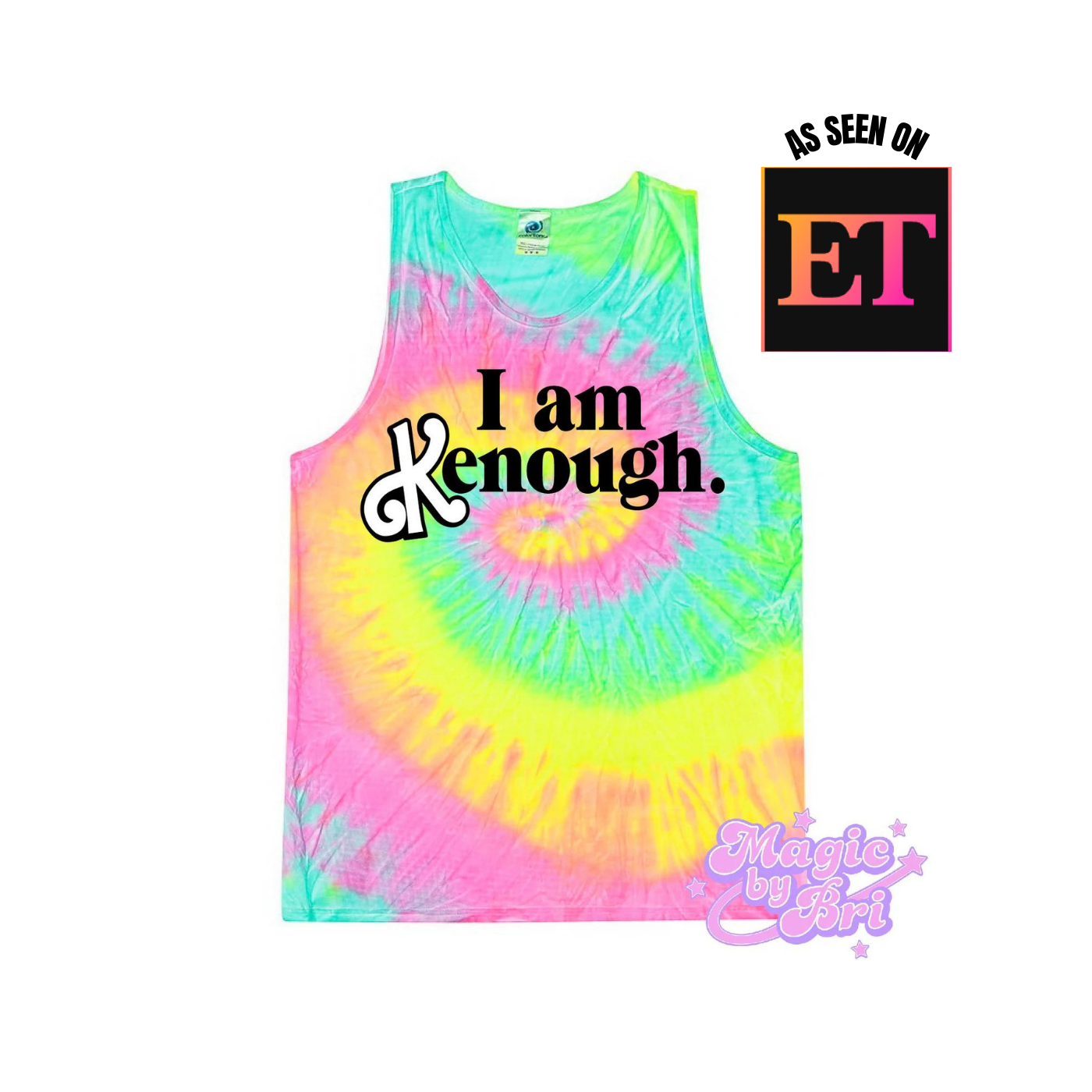 **READY TO SHIP** I am Kenough. Tie-Dye Unisex Tank Top