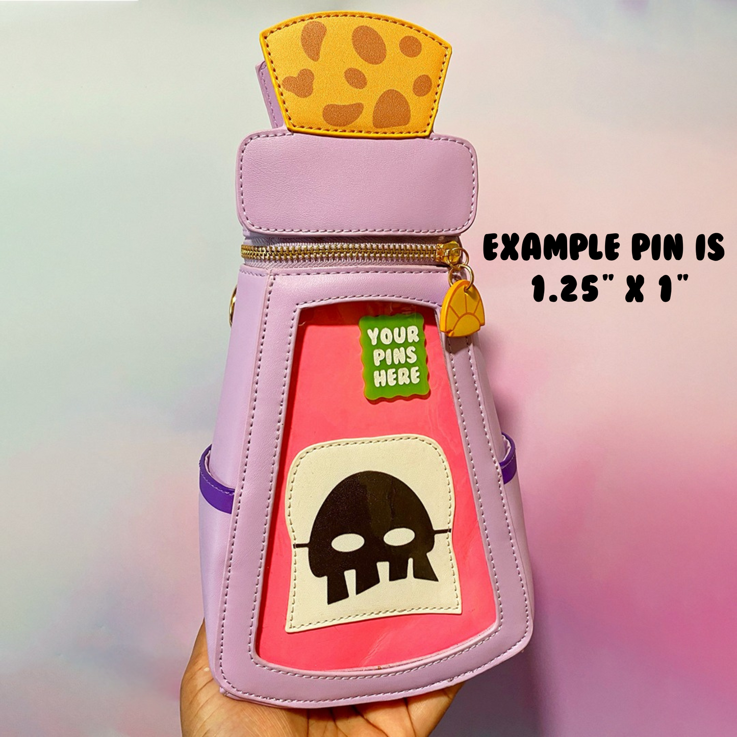 Llama Potion Pin Bag (GLOWS IN THE DARK!)