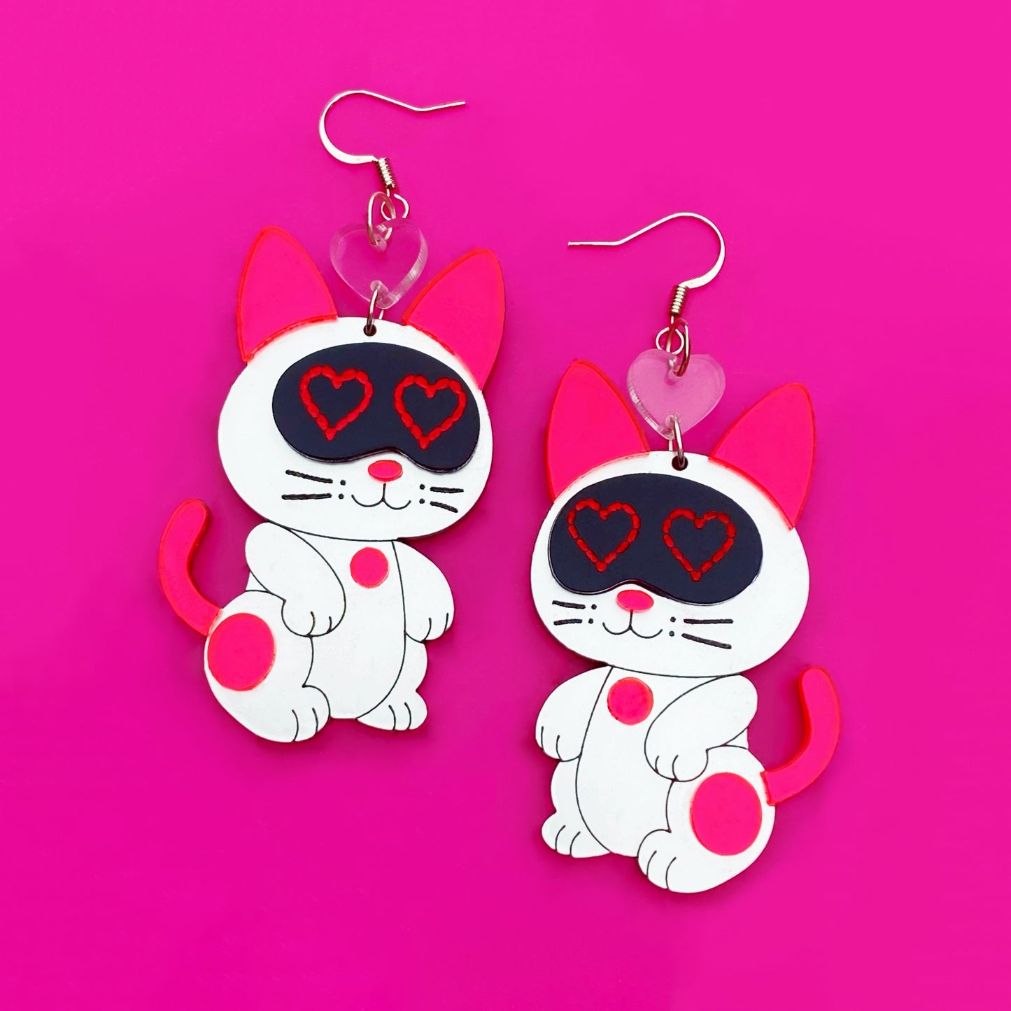 Y2K Robo Cat (UV REACTIVE)