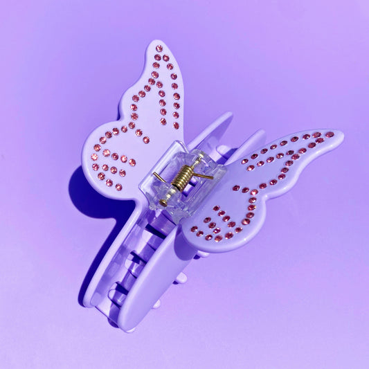 Purple Butterfly Claw Clip PREORDER