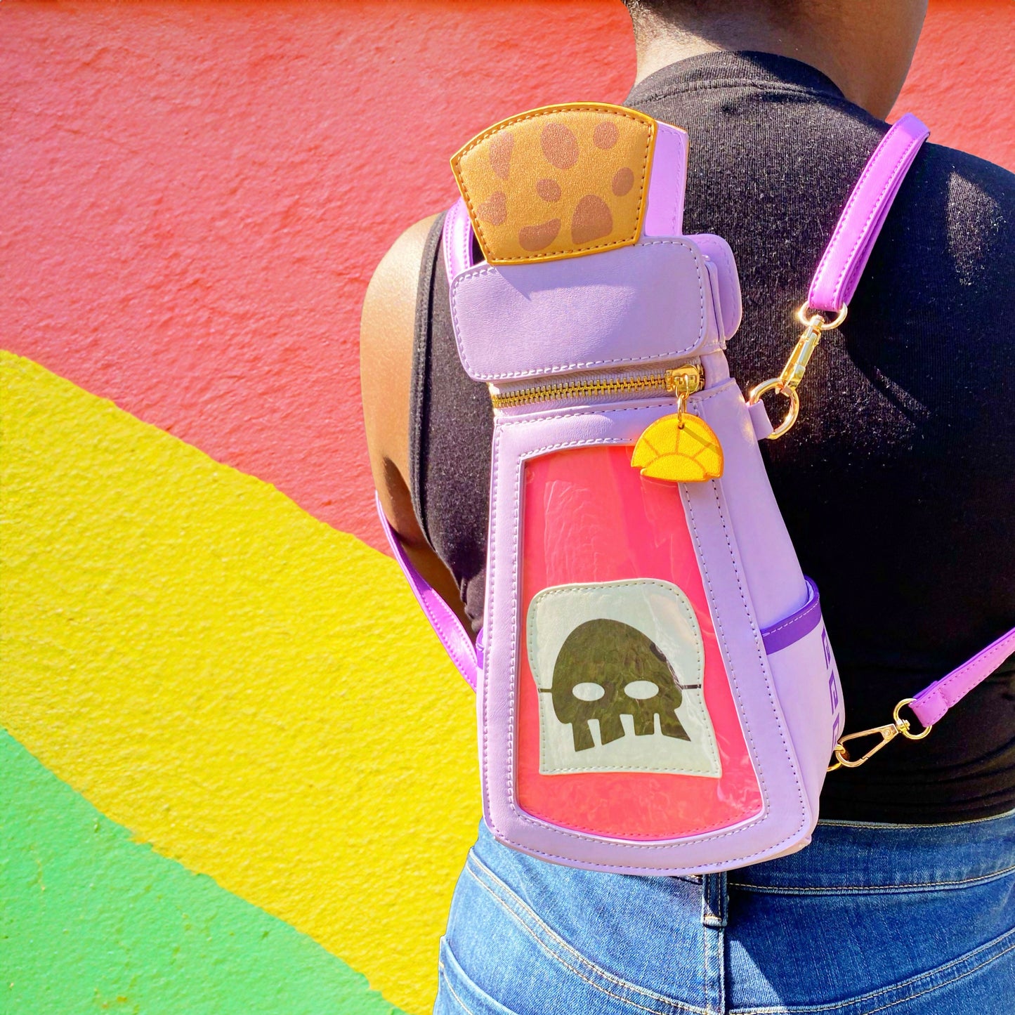 Llama Potion Pin Bag (GLOWS IN THE DARK!)