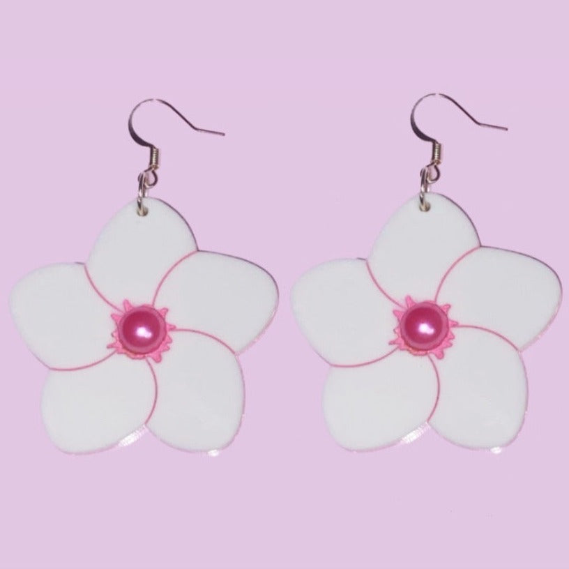Malibu Doll Flower Earrings