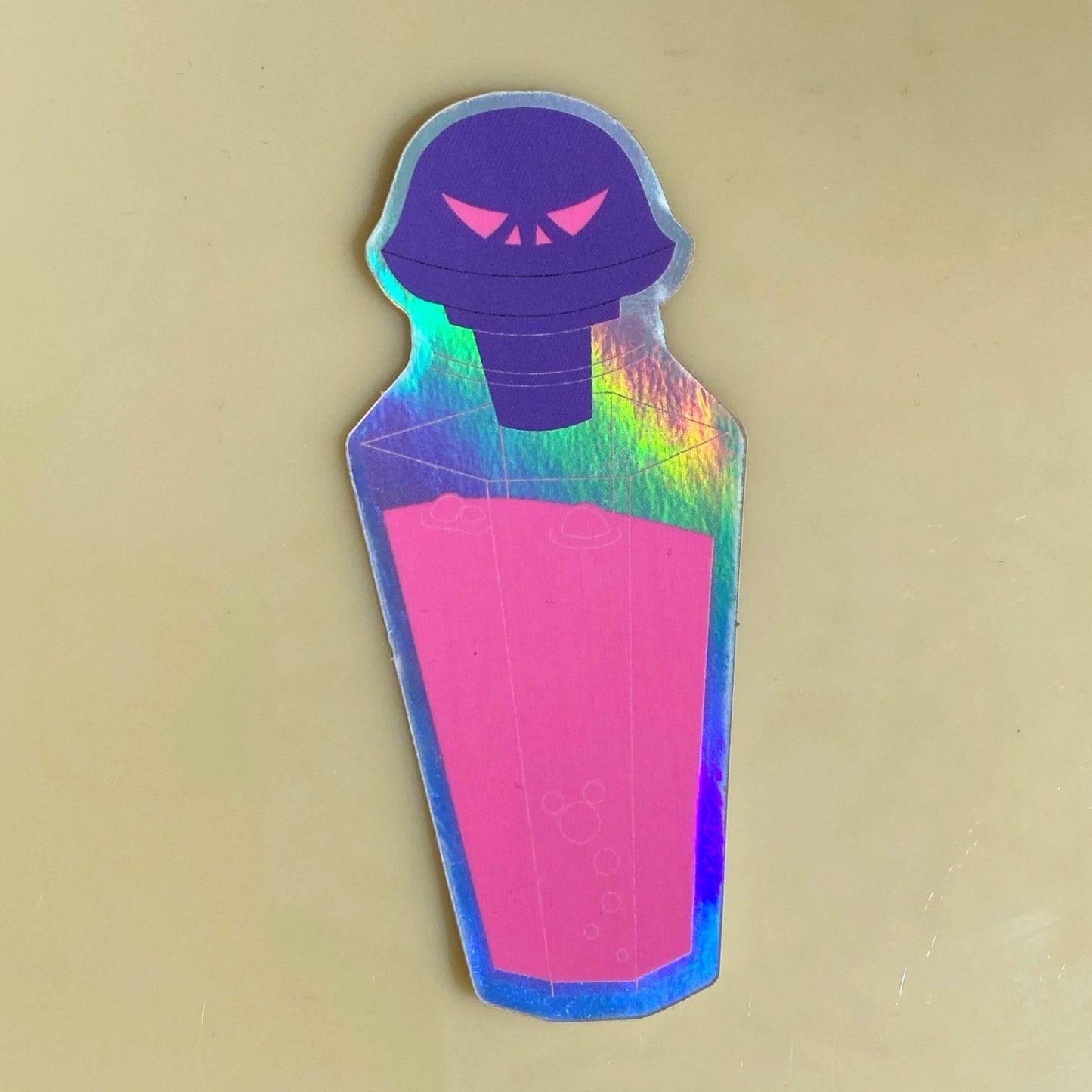 **READY TO SHIP** Hades Mortal Potion Sticker (HOLOGRAPHIC & UV REACTIVE)
