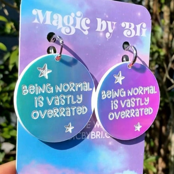 Being Normal is Vastly Overrated (IRIDESCENT)