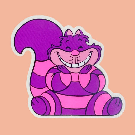 **READY TO SHIP** Wonderland Cat Sticker (UV REACTIVE)