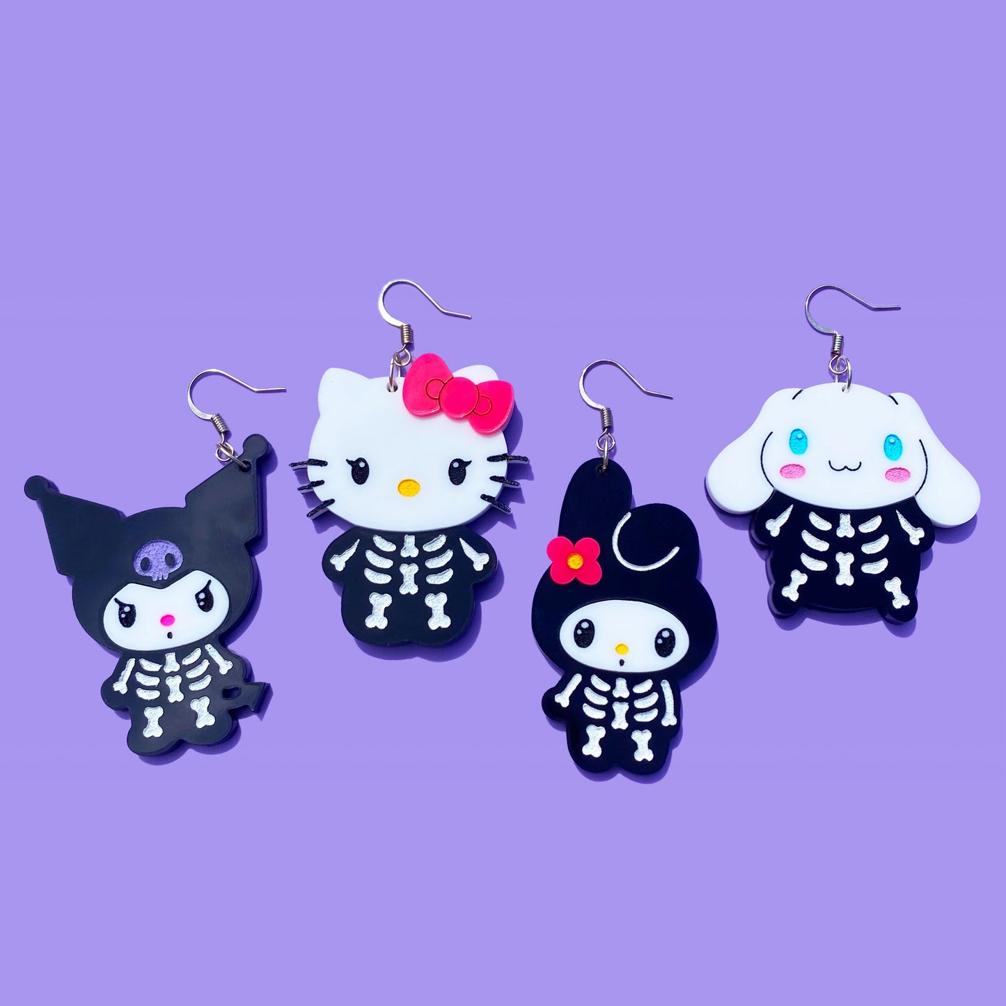 Skeleton Kitty & Friends